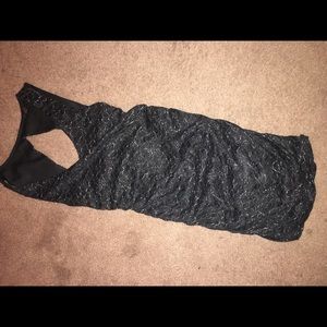 Black sparkly guess dress